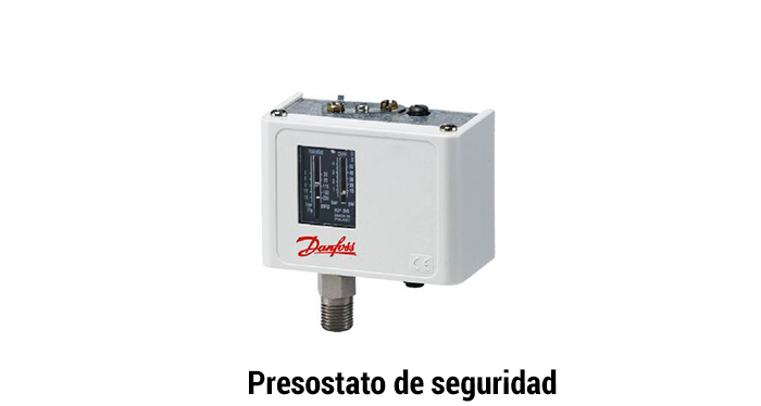 Presostato de seguridad quemador de gas