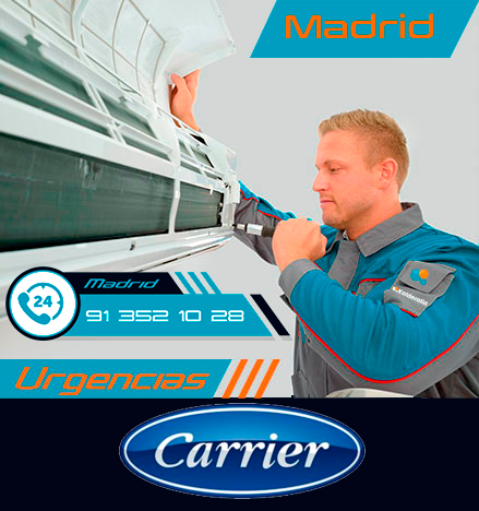 Reparación urgente de aire acondicionado Carrier en Madrid